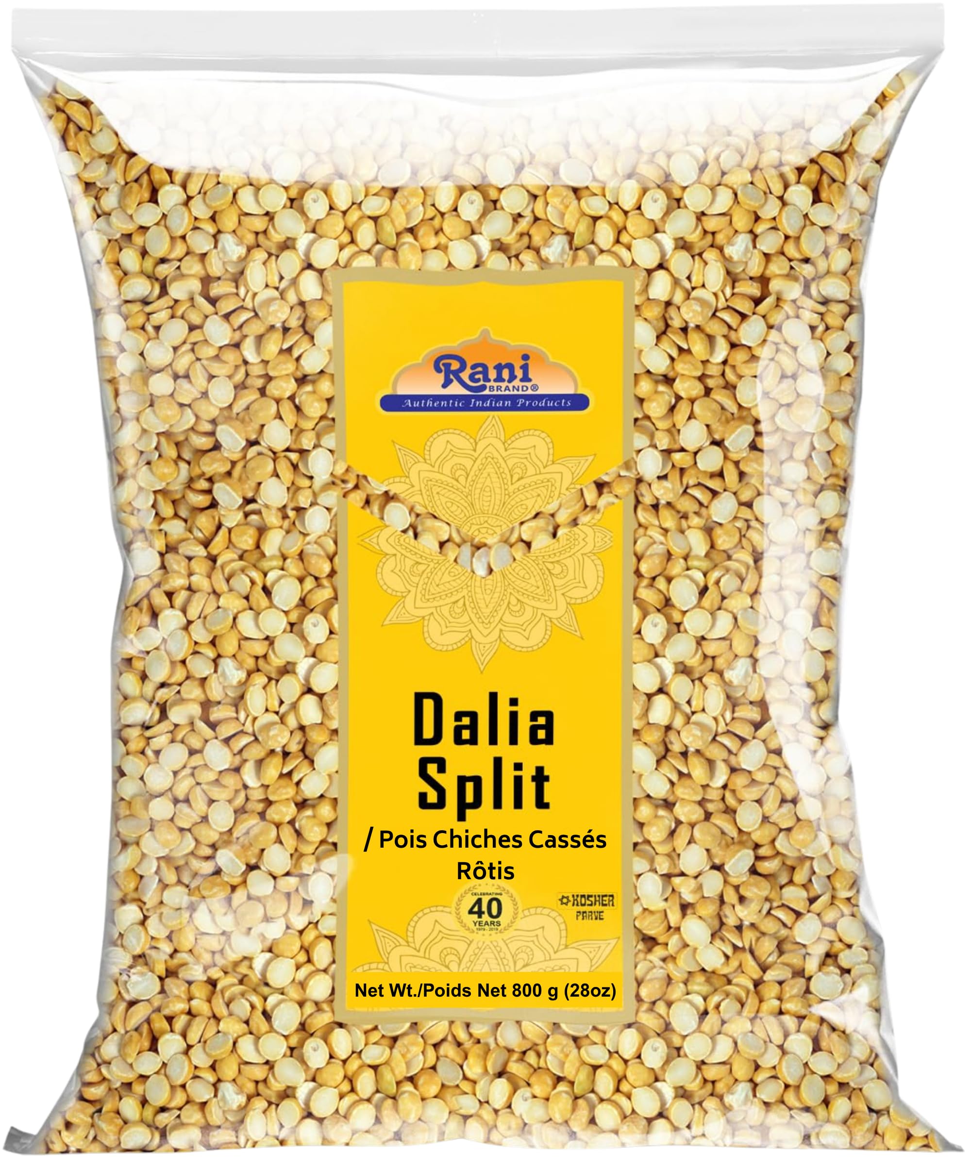 DALI D/BANANA 2箱セット Rani Daliya Split (Roasted Split Chickpeas Dalia) 800g (28oz